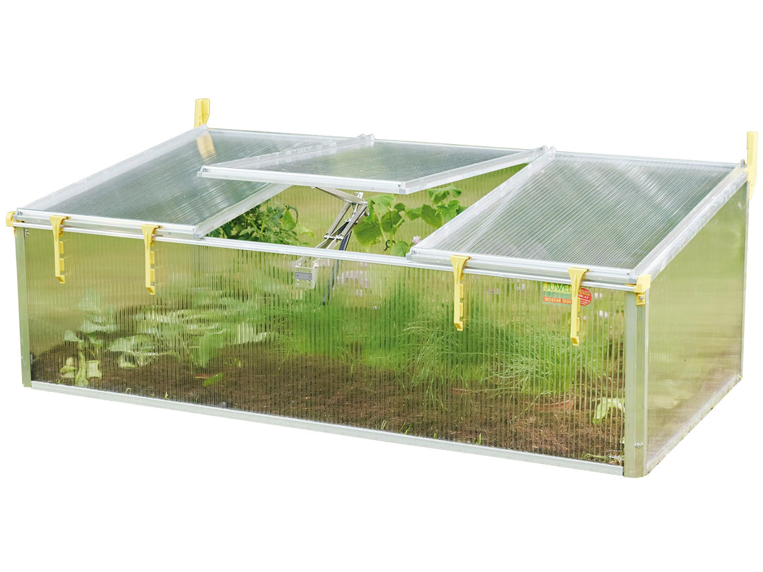 Juwel Frühbeet Biostar 1500 (Gewächshaus mit Fensterautomat, öffnet und schliesst selbstständig, Pfl