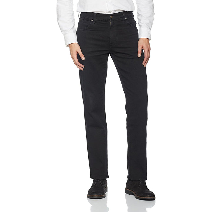 Wrangler Herren Jeans Regular - Mid Waist - Regular Fit - Schwarz W30-W44 30W / 30L Schwarz, 30W / 3