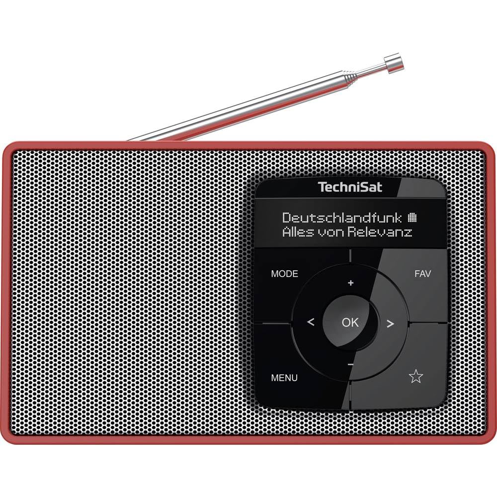 TechniSat DIGITRADIO 2 - Tragbares DAB+/UKW-Radio mit Akku (mit Bluetooth Audiostreaming, Weckfunkti