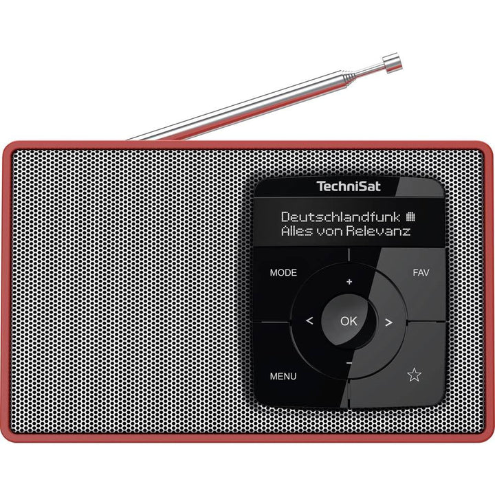 TechniSat DIGITRADIO 2 - Tragbares DAB+/UKW-Radio mit Akku (mit Bluetooth Audiostreaming, Weckfunkti