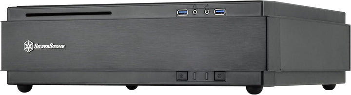 SilverStone SST-ML07B - Milo Mini-ITX schmales HTPC Desktop Gehäuse, schwarz, SST-ML07B