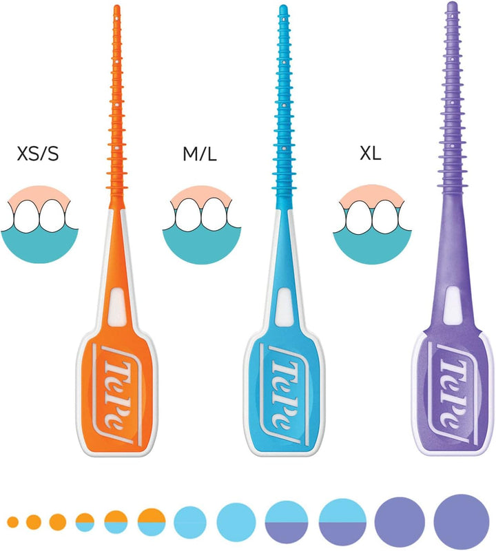 TEPE Interdentalbürst Easy Pick blau, Size M/L, (Pack of 36), M/L (36er Pack) &amp; EasyPick Dental Stic