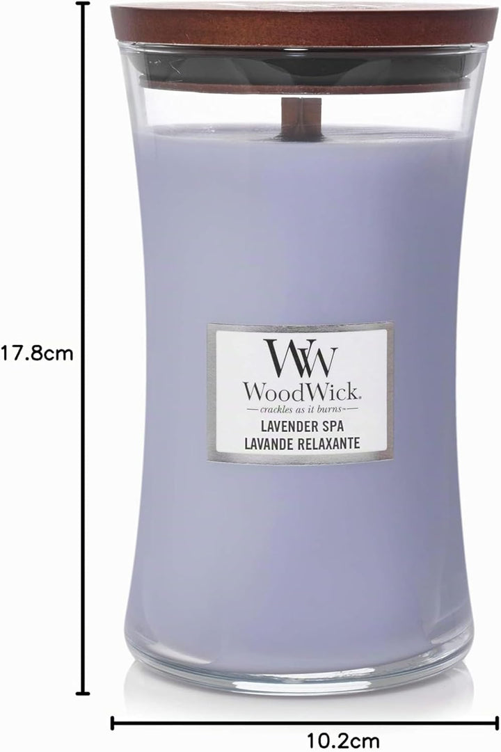 Virginia Kerze mit Lavendelduft, Brenndauer 180 Stunden, 610 g Gross Lavender Spa, Gross Lavender Sp