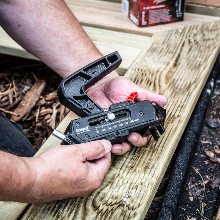 Trend Verdeckte Schrauben Deck Jig, Montage von Terrassendielen ohne sichtbare Befestigungselemente