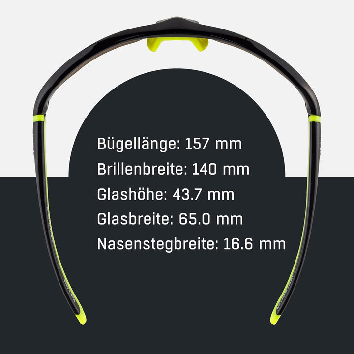 ALPINA LYRON HR - Verspiegelte und Bruchsichere Sport- & Fahrradbrille Mit 100% UV-Schutz Für Erwach