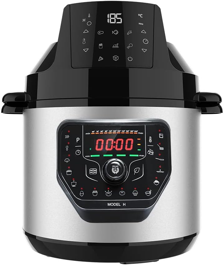 Cecotec programmierbarer Herd mit GM H Fry Air Fryer Kopf. Multifunktions-Küchenroboter, 6 Liter Fas