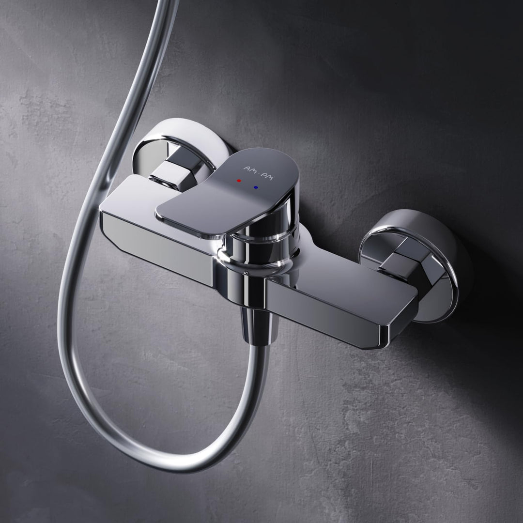 AM.PM X-Joy FXA20000 Duscharmatur mit Einhebelmischer, Mischbatterie Dusche, Einhand-Brausebatterie,