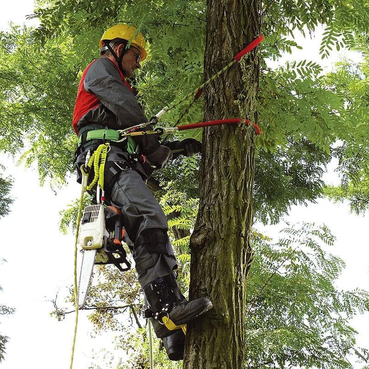 TreeUp Steigeisen DR-1 Baumsteigeisen Kletterhilfen Forstzubehör (neon orange)