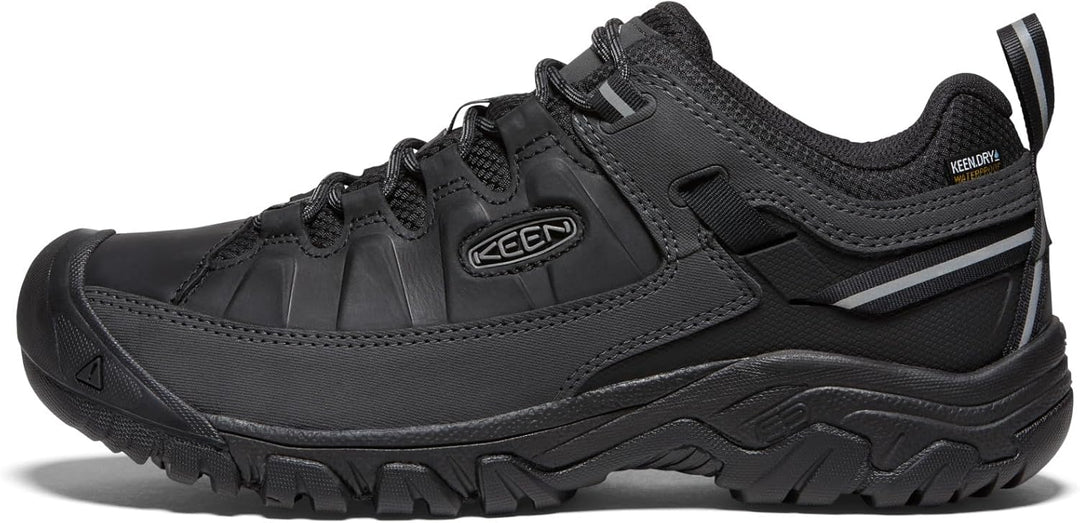 KEEN Herren Targhee 3 Waterproof Wanderschuh 40.5 EU Triple Black, 40.5 EU Triple Black