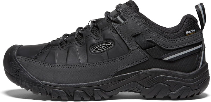 KEEN Herren Targhee 3 Waterproof Wanderschuh 40.5 EU Triple Black, 40.5 EU Triple Black