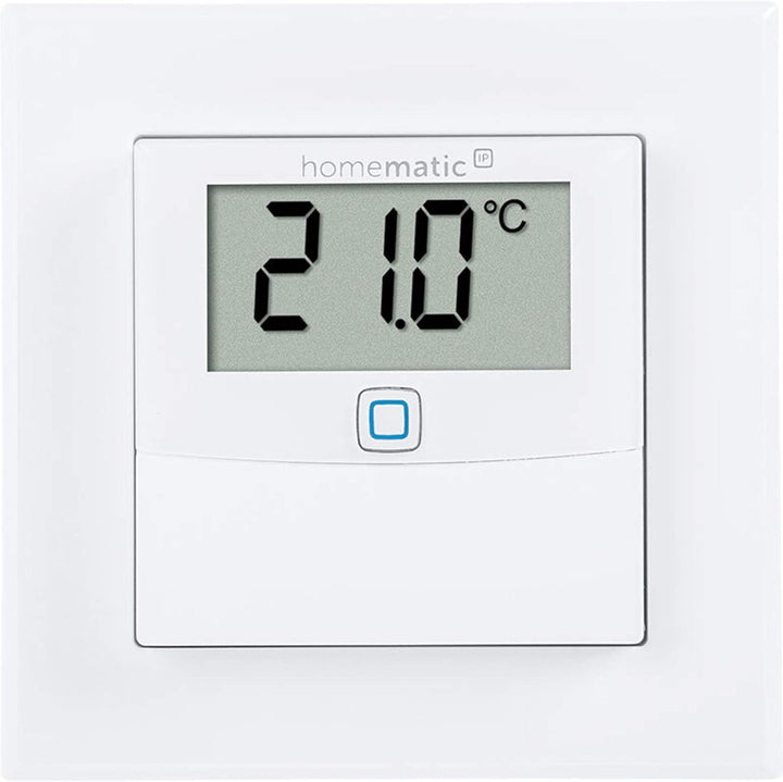 Homematic IP Smart Home 3er-Set Temperatur- und Luftfeuchtigkeitssensor mit Display – innen, steuert