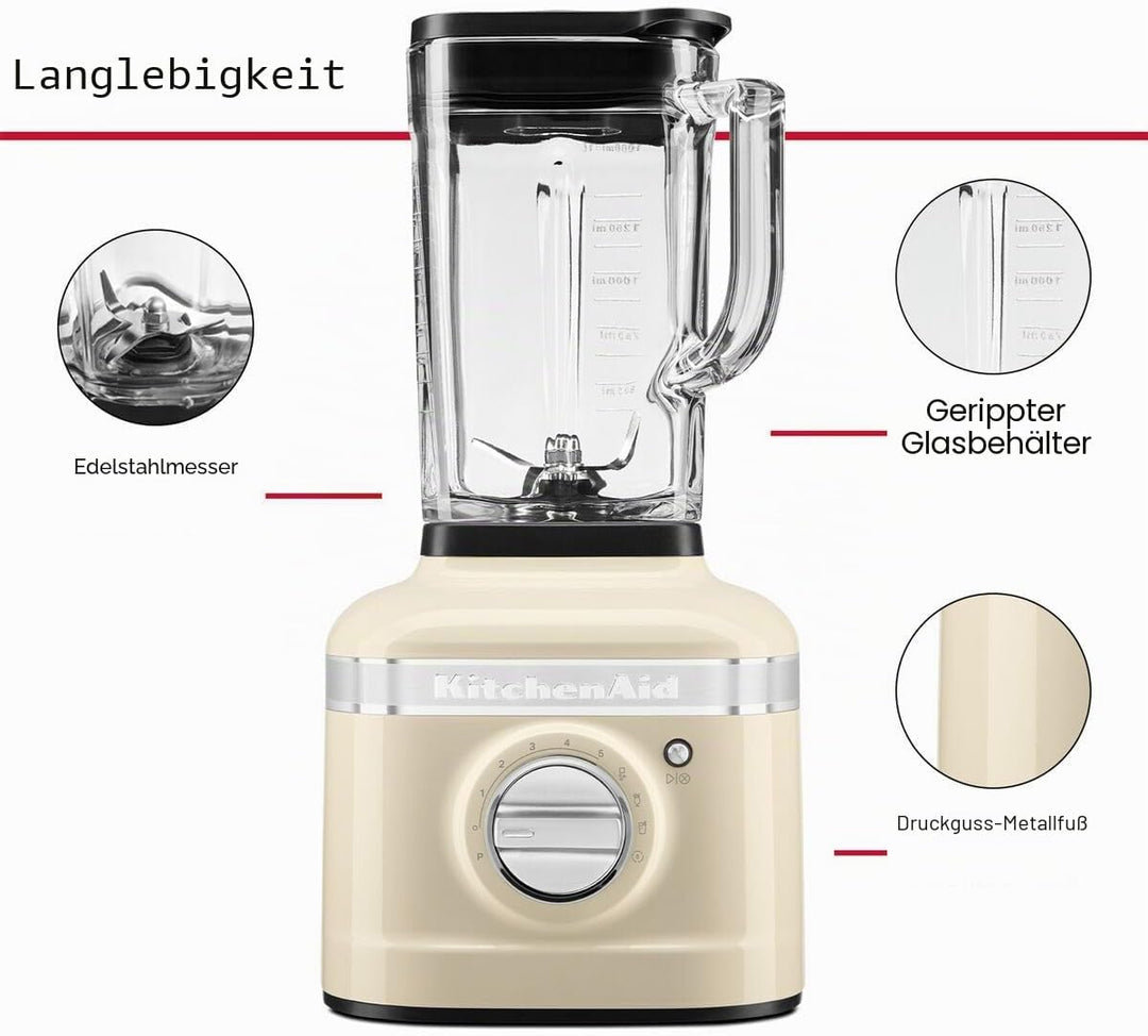 KitchenAid ARTISAN K400 STANDMIXER 5KSB4026EAC (CRÈME) Almond Cream Almond Cream Standmixer, Almond