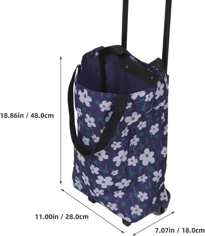 Faltbarer Einkaufstrolley Treppensteiger mit Ergonomischem Griff Leichtes Klappbares Einkaufswagen f