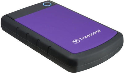 Transcend TS1TSJ25H3P 1TB portable, externe Festplatte (HDD) in purple (lila) mit Backup-Funktion (D