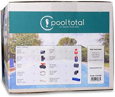POOL Total | Bypass-Set für Wärmepumpe Solaranlage Solarheizung 19-teilig | Universal Bypass für Poo
