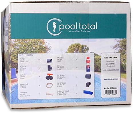 POOL Total | Bypass-Set für Wärmepumpe Solaranlage Solarheizung 19-teilig | Universal Bypass für Poo