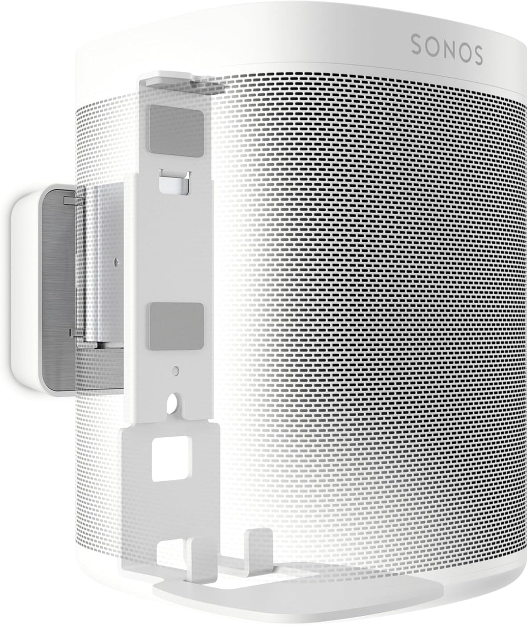 Vogel's SOUND 4201 Lautsprecher Wandhalterung für Sonos One (SL) und Play:1, Max.5 kg, Neigbar -30°/