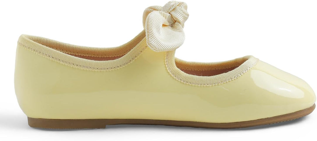 Feversole Girls Cute Dress, Mädchen süsses Kleid Mary Jane Schuhe weiche Party Urlaub Ballerinas 29