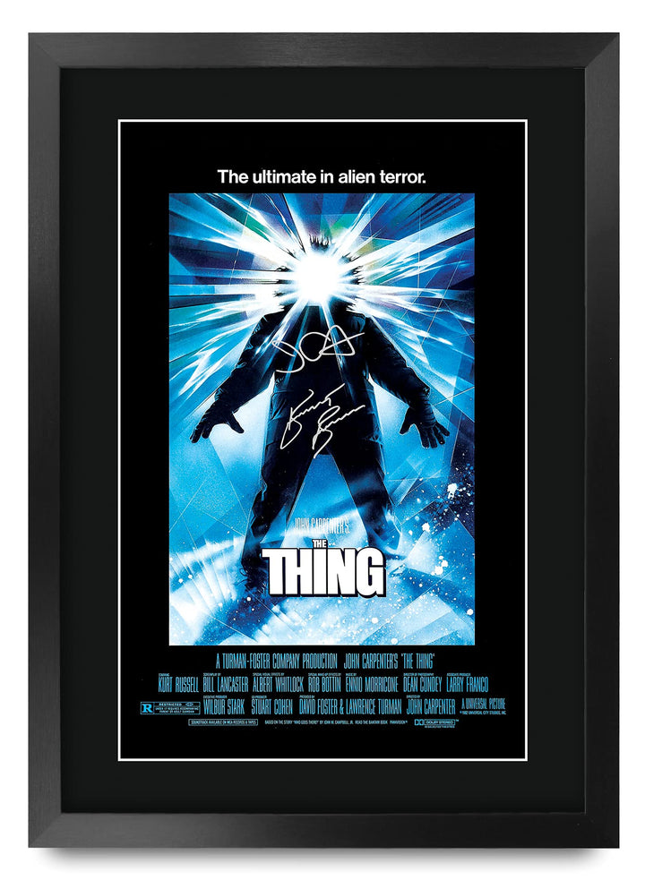 HWC Trading The Thing A3 Gerahmte Signiert Gedruckt Autogramme Bild Druck-Fotoanzeige Geschenk Für J