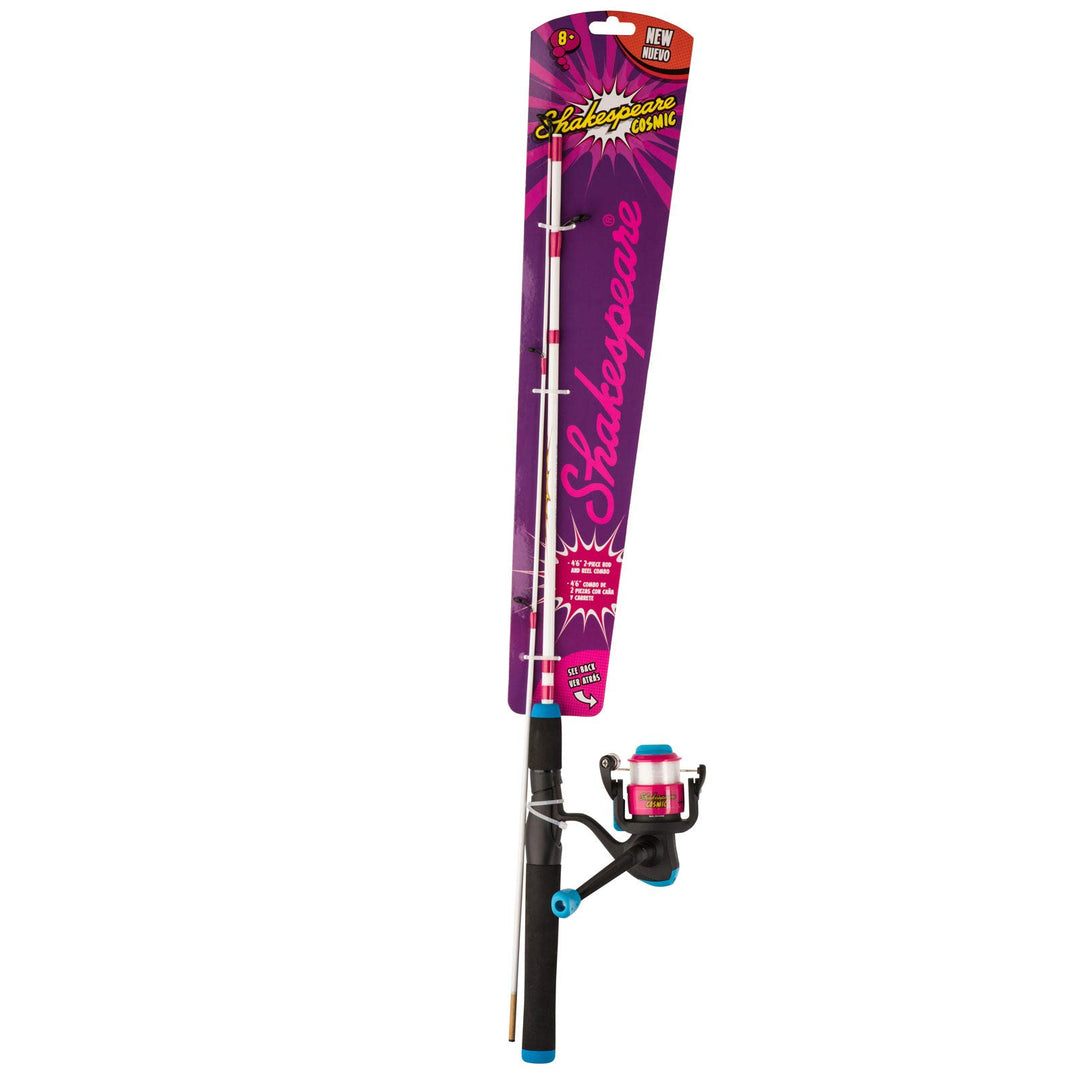 SHAKESPEARE Cosmic Kinder Combo Rute & Rolle & Schnur Pink, Pink