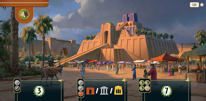 Asmodee | Repos Production | 7 Wonders – Edifice | Erweiterung | Kennerspiel | Strategiespiel | 3-7