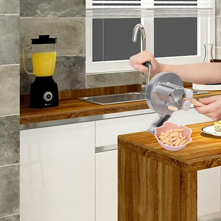 Nudelpressmaschine, Manuelle Nudelmaschine Tragbare Makkaroni Maker Maschine Spaghetti Pastamaker Fü