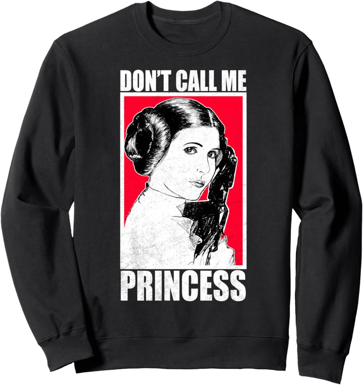 Star Wars Princess Leia Don't Call Me That Side Portrait Sweatshirt