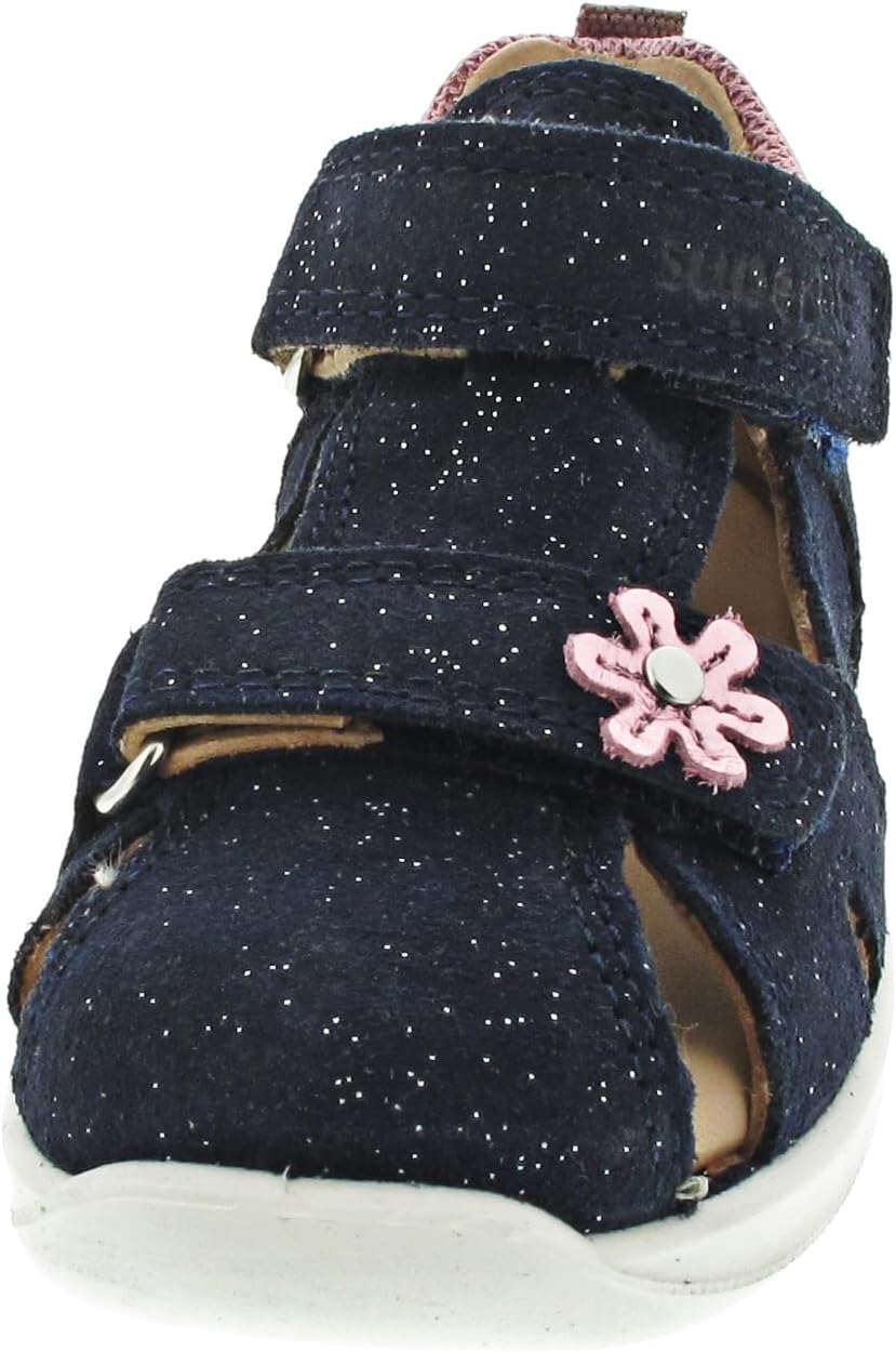 Superfit Mädchen Bumblebee Sandale 19 EU Blau Rosa 8000, 19 EU Blau Rosa 8000