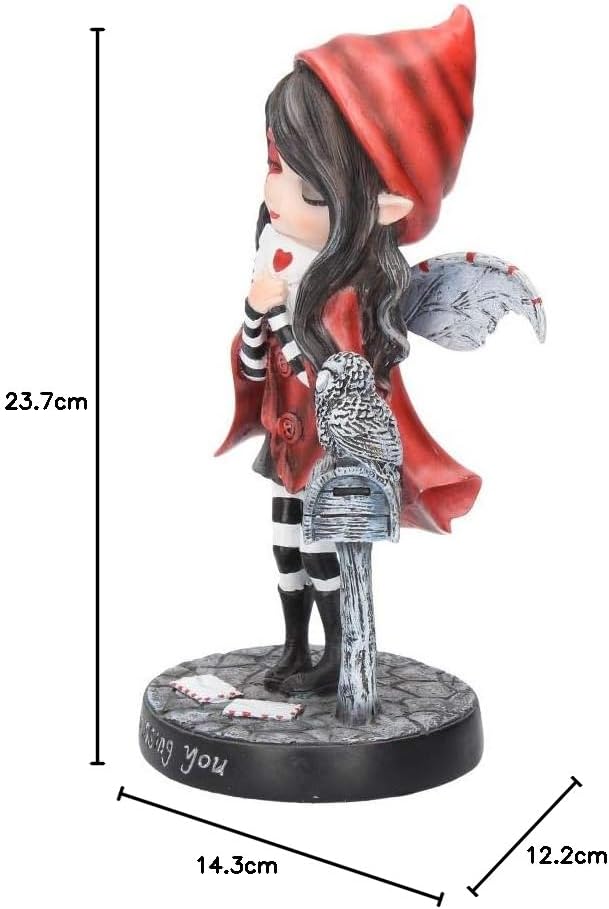 Nemesis Now Figur Missing You 24cm rot