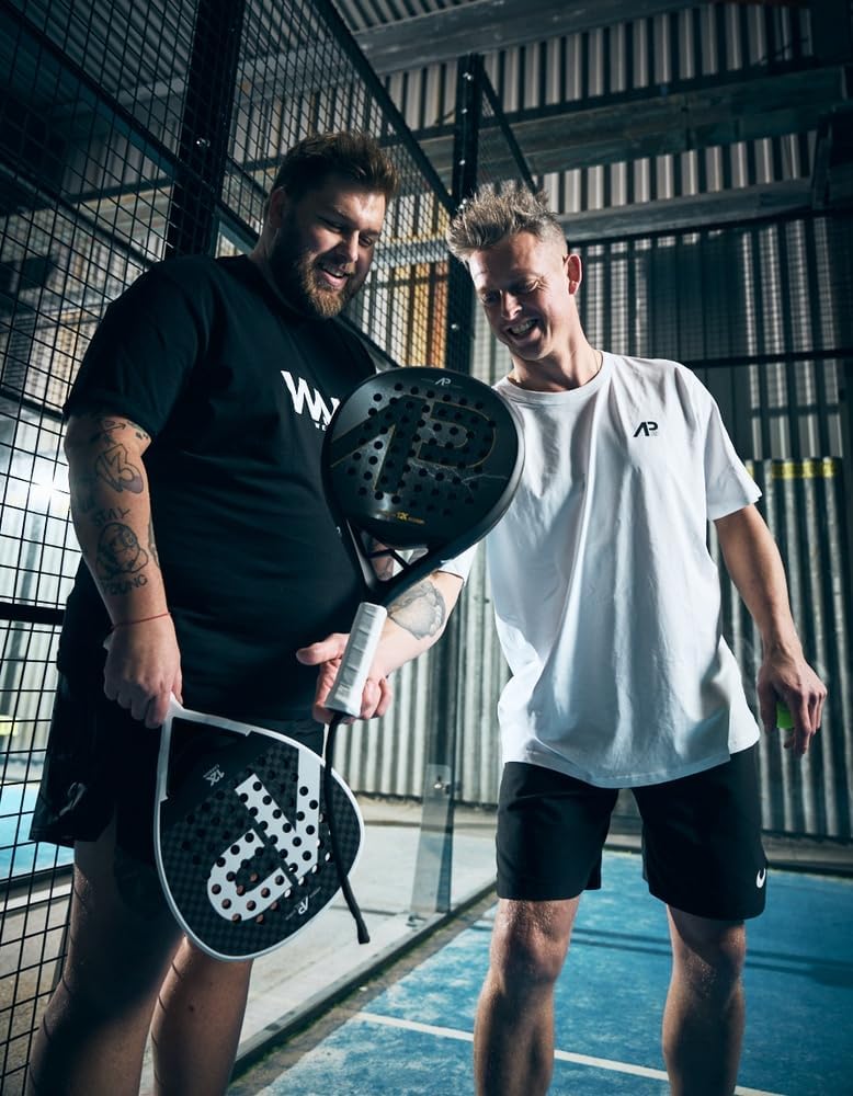 Padelschläger Paddel Tennisschläger | Expert | 100% Carbon-Schicht, Semi-Soft, langlebig, Indoor & O