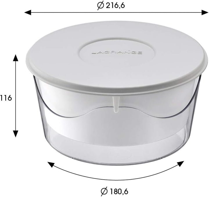 Lagrange Topf für Eiweissrührer, Joghurtbereiter, 1 l