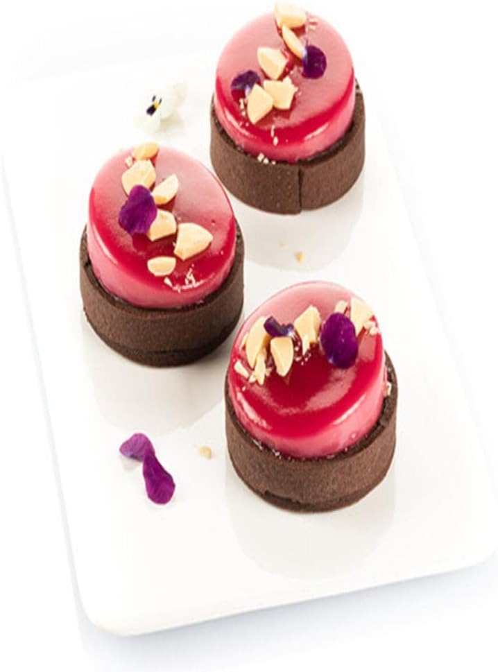Silikomart Backform für Mini-Kuchen, Glam, 6 Stück