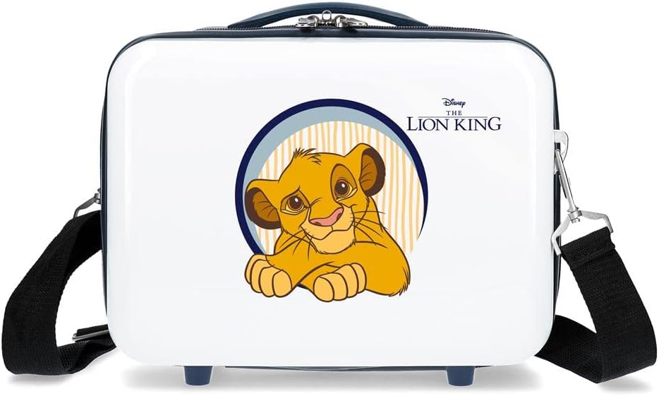 Disney EL Rey Leon Kulturbeutel, anpassbar, mit Umhängetasche, Mehrfarbig, 29 x 21 x 15 cm, starr, A