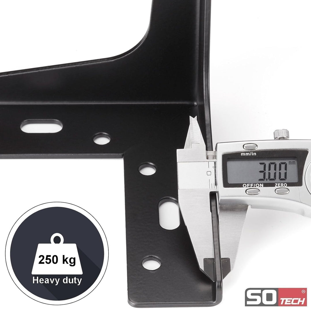SOTECH 4er Set Möbelfüsse Victor H 100 mm Chrom poliert Polsterfüsse Schrankfüsse Füsse Sofafüsse 4