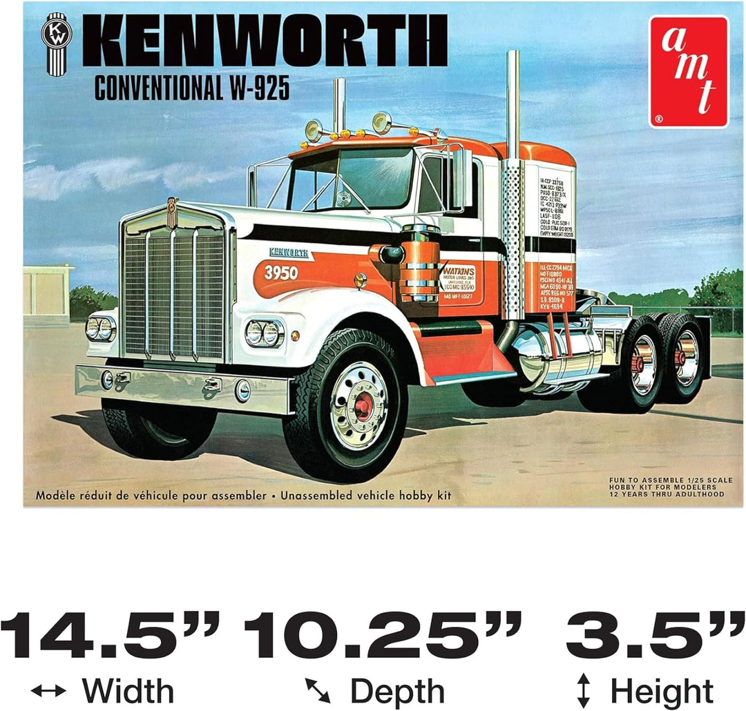 Round2 AMT1021/06 1/25 Kenworth W925, Mehrfarbig