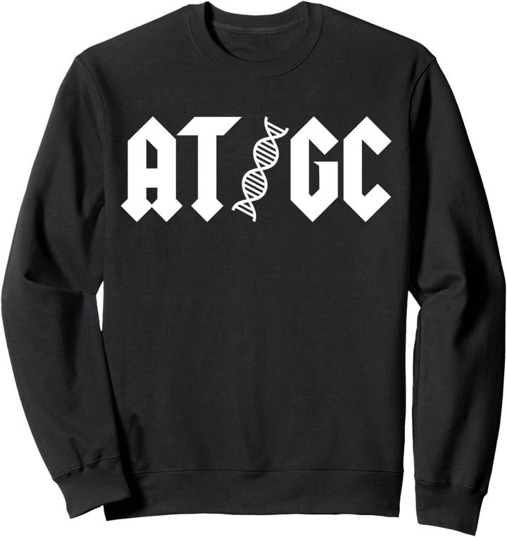 AT GC Biologie DNA Strang Doppelhelix Lehrer Schüler Student Sweatshirt