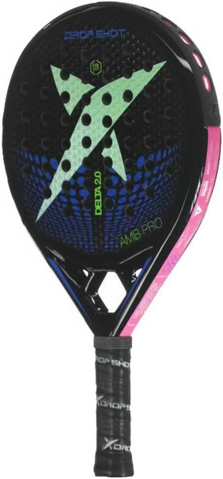DROP SHOT Padel-Shovel Delta 2.0 2022. Kern: Eva Soft. Rahmen: 100% Kohlenstoff. Gesichter: Kohlenst