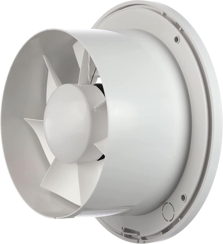 Ø 150mm Weiss Badlüfter - Ventilator mit Kugellager - Lüfter für Effiziente Belüftung im Bad Kuche W