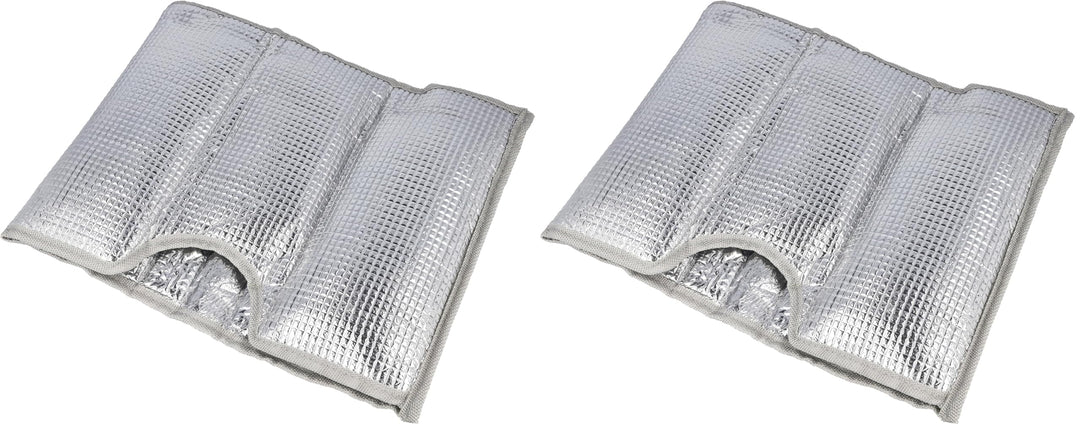 Clauss Cl-60002 00 Kühlmanschette für 5 L Bierfass, Kunststoff, Silber (Packung mit 2) Silber Klein