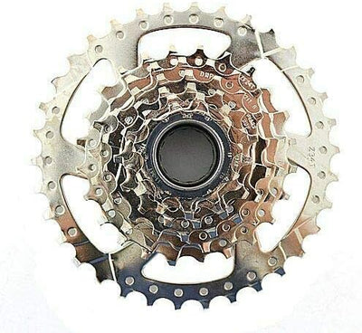 DNP 7 Speed Screw-on Freewheel Nickel Plate 11-34T #ST1781