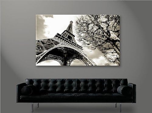 islandburner Bild Bilder auf Leinwand Eiffelturm Paris 1p XXL Poster Leinwandbild Wandbild Dekoartik