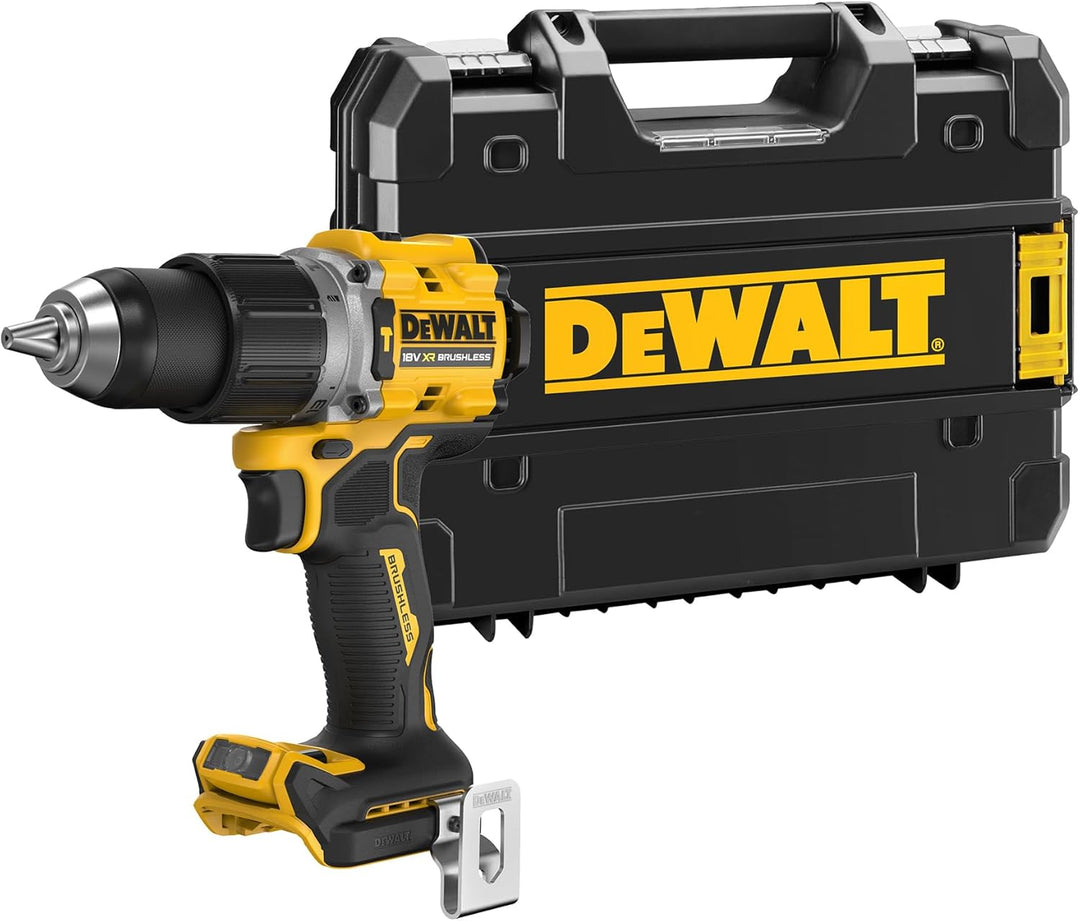 Dewalt 18V Akku-Schlagbohrschrauber DCD805NT (bürstenloser Motor, 2-Gang-Vollmetallgetriebe, mit LED