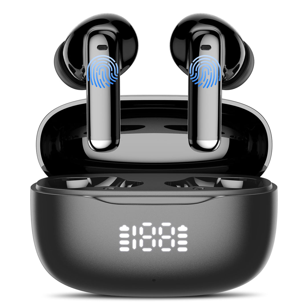 Bluetooth Kopfhörer, Kopfhörer Kabellos Bluetooth 5.3, In Ear Kopfhörer mit 4Mic ENC Anruf Noise Can