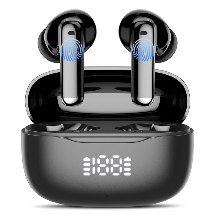 Bluetooth Kopfhörer, Kopfhörer Kabellos Bluetooth 5.3, In Ear Kopfhörer mit 4Mic ENC Anruf Noise Can