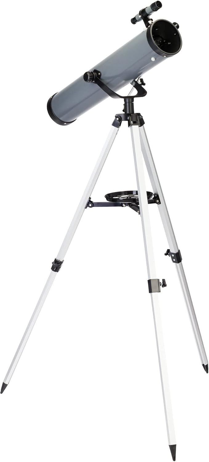 Levenhuk Blitz 76 Base 76 mm Newton-Spiegelteleskop Für Amateure Und Einsteiger, Mit Stativ Und Erwe