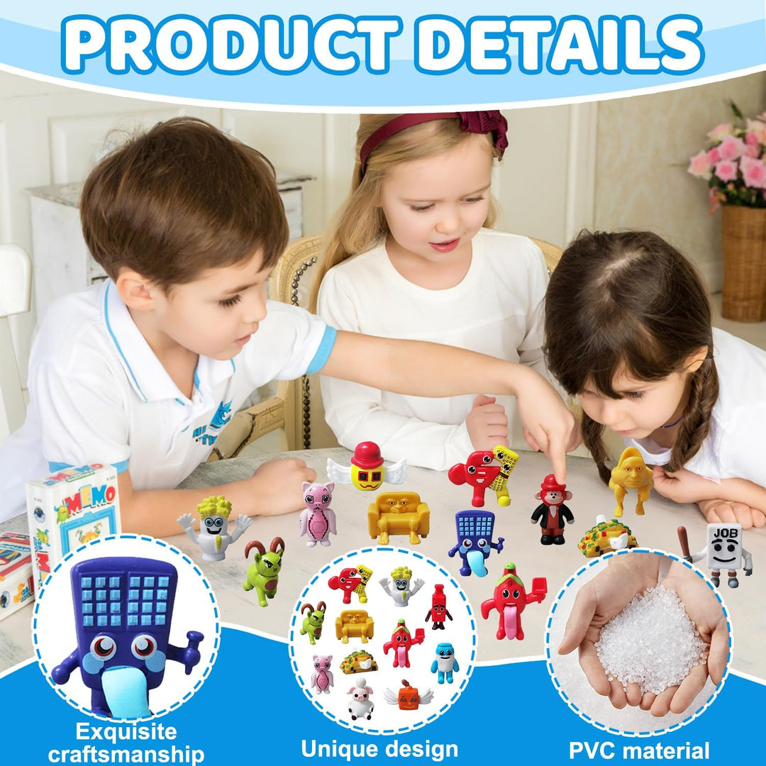 Steal a Brainrot Spielfiguren Puppenfiguren, 24pcs Mini Steal a Brainrot Figuren Set, Steal a Brainr