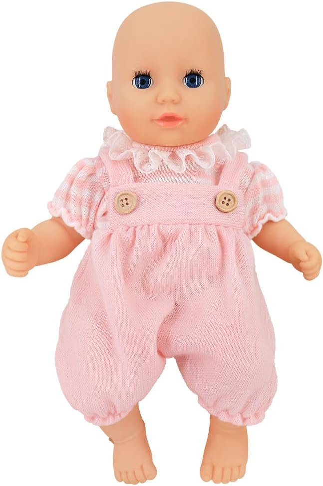 ZWOOS Puppenkleidung für Babypuppen 35-43 cm, Geschenke für Mädchen, Kinder, 4er-Pack
