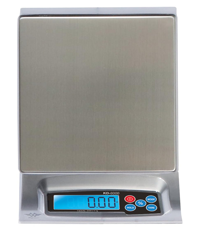 My Weigh KD8000 Küchenwaage mit Teigausbeute-Anzeige, EU Adaptor