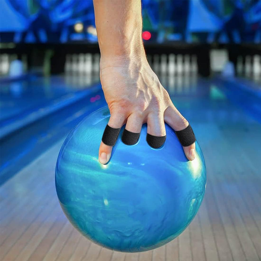 100 Stück Bowling Daumenband, Schwarzes Bowling Finger Tape, Schützendes Bowlingband, Elastisches Bo