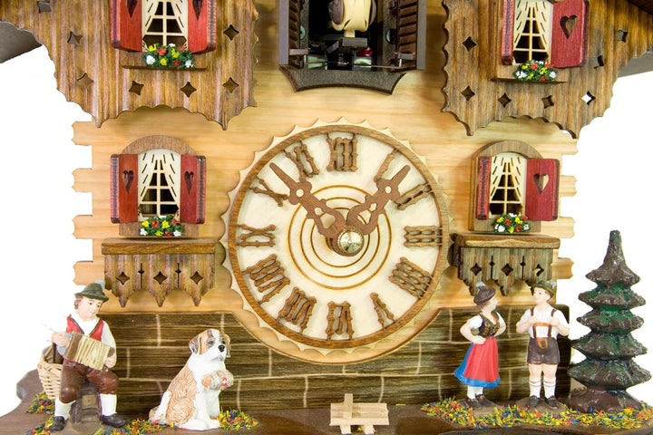 Trenkle Quarz Kuckucksuhr Schweizerhaus mit Musik TU 449 QM HZZG